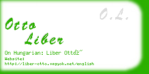 otto liber business card